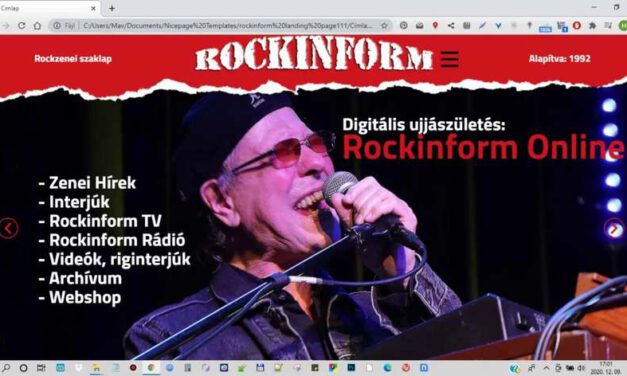 Rockinform újratöltve az online térben