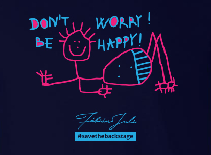 Fábián Juli kamaszkori rajzaival folytatódik a #savethebackstage kampány!