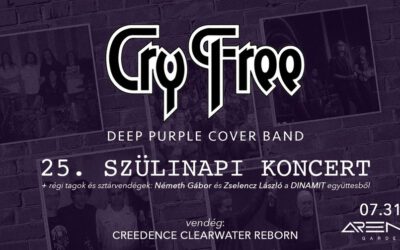 Cry Free 25. születésnap (Deep Purple) – Arena Garden