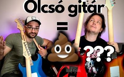 „Kezdő” gitárok – melyik a legjobb? Olcsó gitár teszt Dandó Zolikával