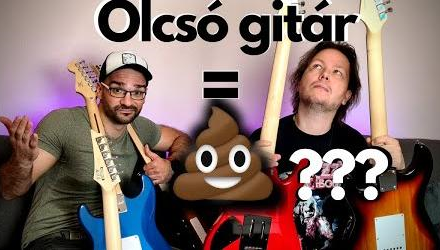 „Kezdő” gitárok – melyik a legjobb? Olcsó gitár teszt Dandó Zolikával
