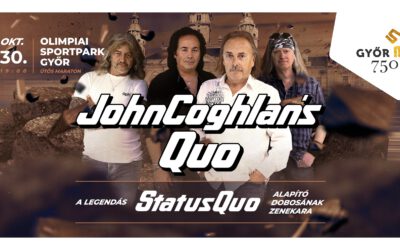 Rocklegendák Győrben: Bruce Dickinson, Roger Glover és John Coghlan is fellép ősszel a 750 éves városban