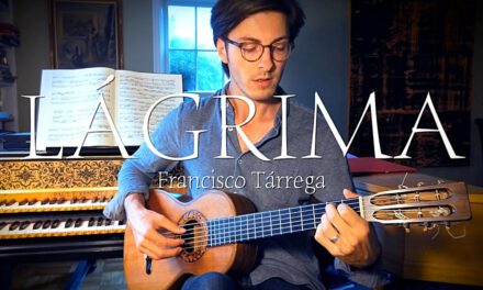 Lagrima on a 19th Century Guitar