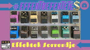 EFFEKTBEFEKTETÉS – Pedálok Sorrendje