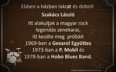 Emléktábla kerül a HBB, a P. Mobil és a Gesarol egykori próbatermére