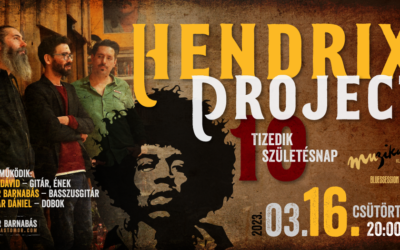 HENDRIX PROJECT 10 – Tizedik születésnap a Muzikumban