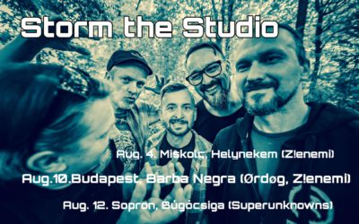 Storm The Studio lemezbemutatók Pesten és Miskolcon!