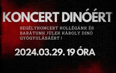 Koncert Dinóért – RaM Colosseum, Rockcsarnok 2024. 03. 29.