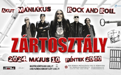 Zártosztály koncert a RockHázban pénteken!