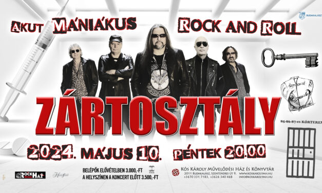 Zártosztály koncert a RockHázban pénteken!