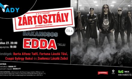 Az Utolshow – a Zártosztály és a bakancsos Edda tagjai koncerteznek júliusban