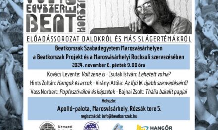 Beatkorszak Szabadegyetem Marosvásárhelyen