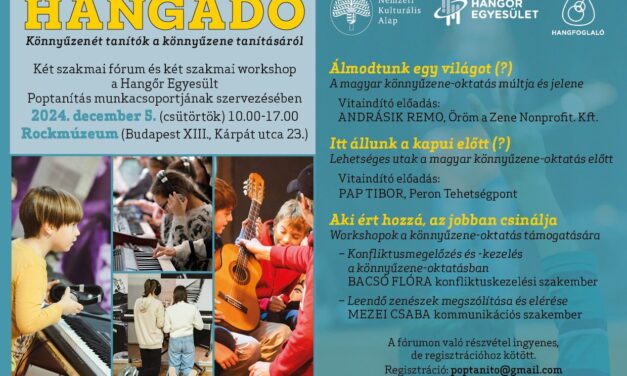 Hangadó: könnyűzenei oktatási fórum és workshop