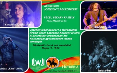 „JÓTÉKONSÁGI KONCERT A KÁRPÁTALJAI ÁRVA GYERMEKEKÉRT”