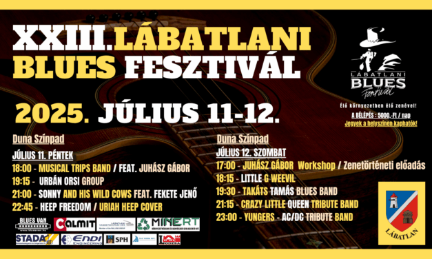 Blues a Duna partján – Jön a XXIII. Lábatlani Blues Fesztivál! 