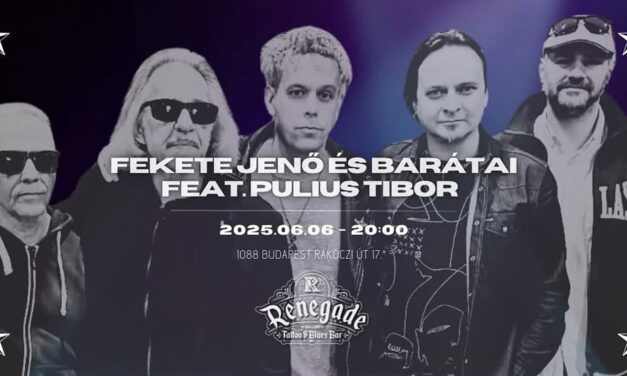 Fekete Jenő élőben a Renegade-ben – ahol a blues újra lélegzett