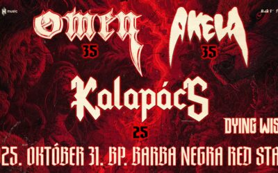 Omen / Akela / Kalapács – hármas jubileumi koncert október 31-én