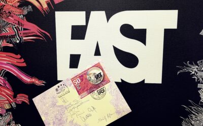 Bélyegblokkon az 50 éves EAST