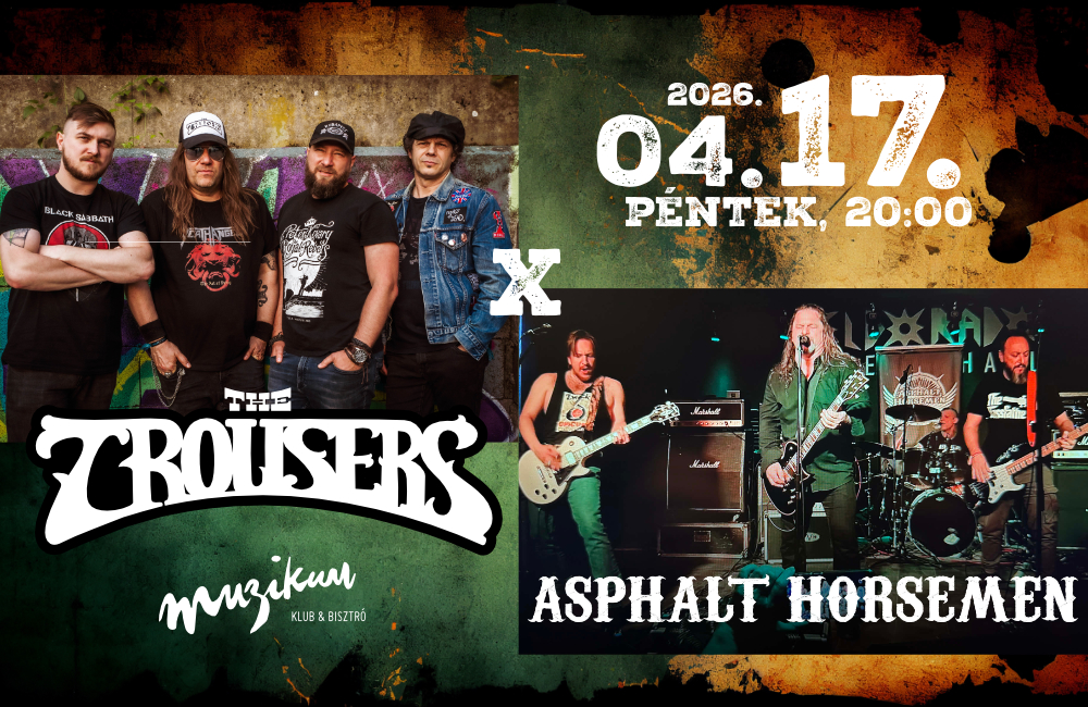 Pénteken Budapesten muzsikál a The Trousers és az Asphalt Horsemen