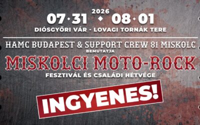 Indul az ingyenes Moto-Rock Fesztivál Miskolcon!