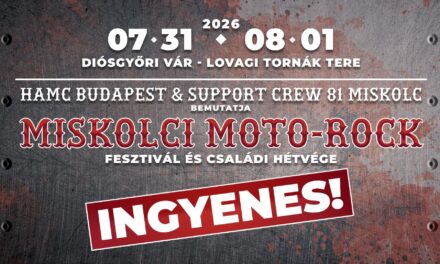 Indul az ingyenes Moto-Rock Fesztivál Miskolcon!