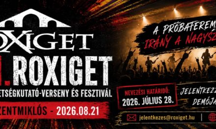 Öröm a zene – XXII. Roxiget rockzenei tehetségkutató verseny 2026