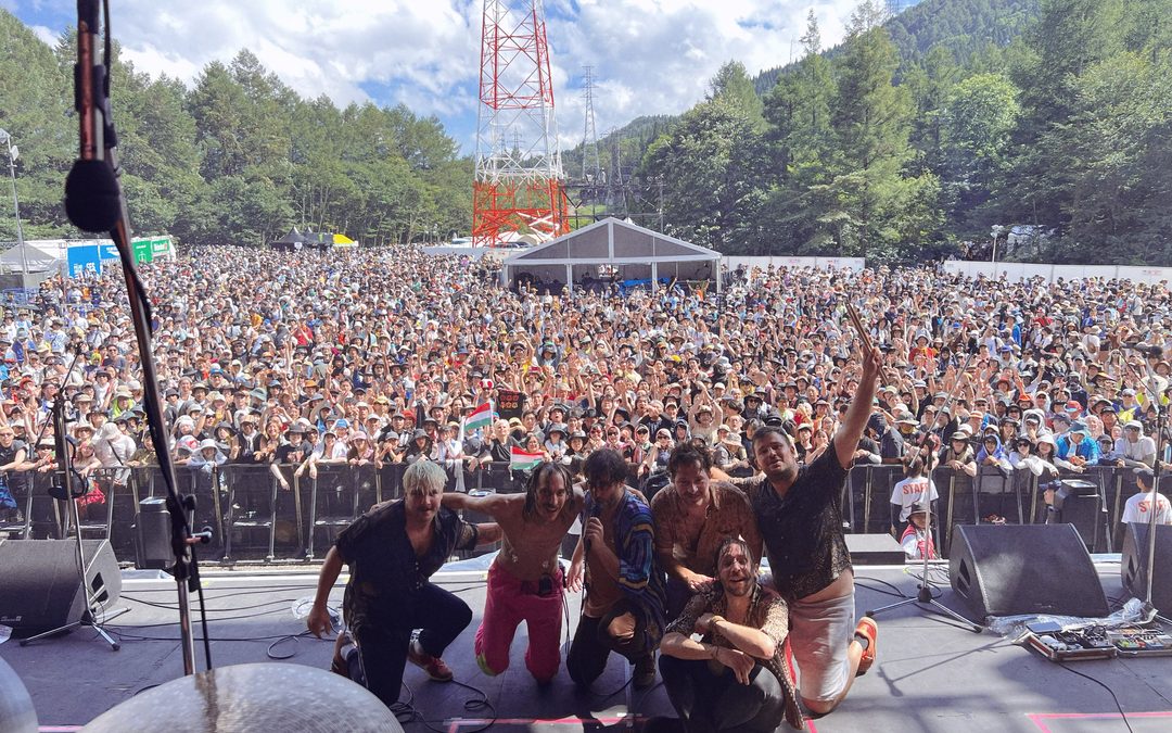 A Bohemian Betyars első magyar zenekarként lépett fel a Fuji Rock fesztiválon